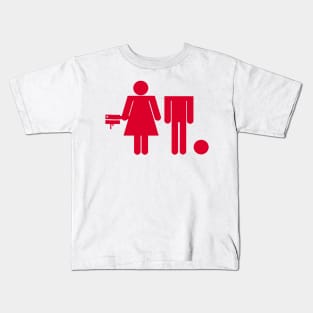 Woman vs Man Kids T-Shirt